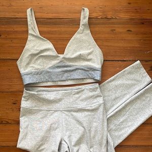 Outdoor Voices grey set size small